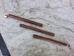 Vintage Derby Brass Handle Cane Wood Walking Stick Cane 37″ Solid Handmade Gift