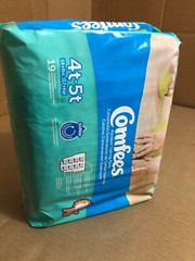 COMFEES PREMIUM TRAINING PANTS 4t-5t-38+LBS, 19 COUNT