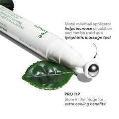 Innisfree Green Tea Caffeine Depuffing Eye Serum Roll-On Acid Cooling Korean