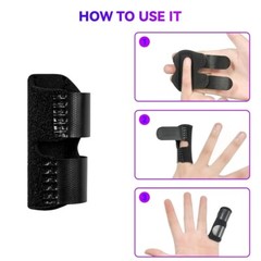 2PCS Adjustable Finger Splint Pain Relief Trigger Finger Brace Arthritis Support