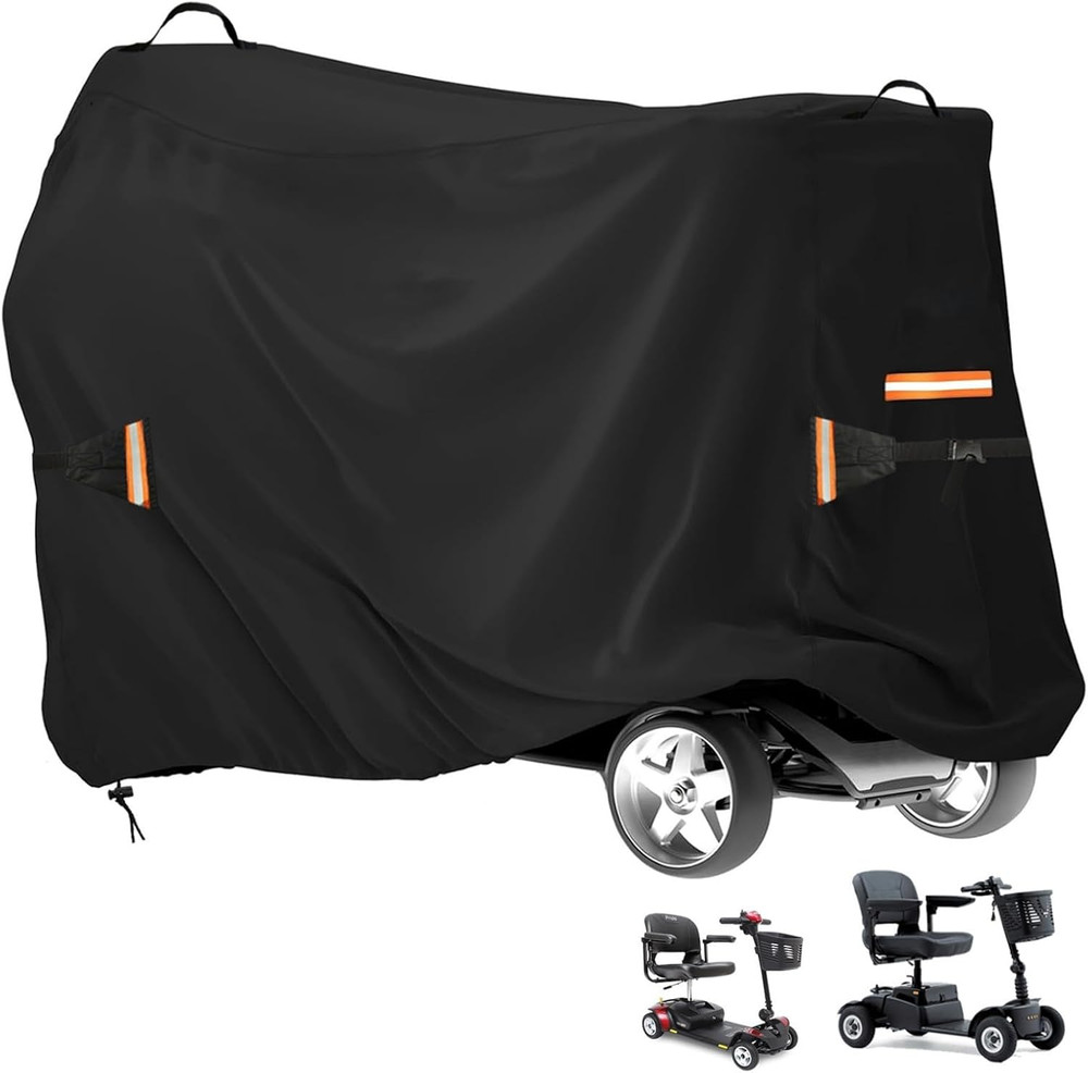 Upgraded Mobility Scooter Storage Cover 420D, Heavy Duty Oxford Fabric Electric