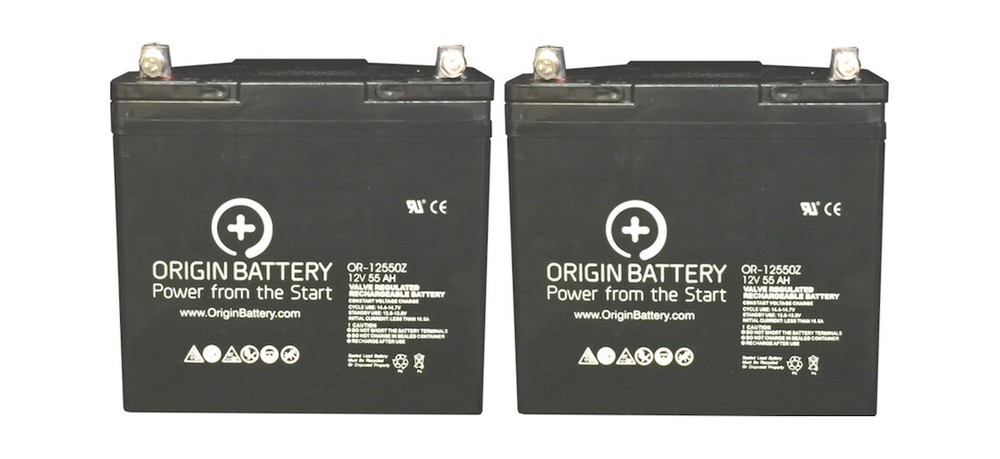 Pride Victory XL (SC260/SC270/SC2700) Battery Replacement Kit – 12V 55AH 22NF