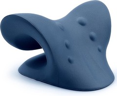 Cervical Spine Alignment Device – Hand Washable Neck Stretcher in Dark Blue