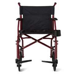 Medline Ultra Lightweight Transport Wheelchair for Adults, Foldable, 19-Inch …
