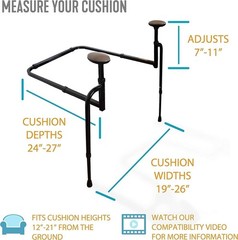 Stander Ez Stand-N-Go Chair Lift Assist For Elderly Grab Bar Standing Aid For