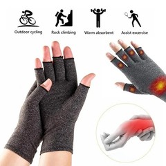 Arthritis Compression Gloves Fingerless Hand Support Carpal Tunnel Pain Relief