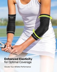 2 Pack Elbow Compression Braces – Ideal for Golf, Badminton, and Weightlifting