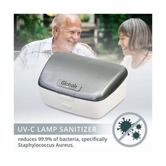 Global II by Dry & Store | Electric Hearing Aid Dehumidifier with UV-C Lamp S…