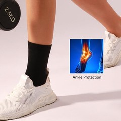 2 Pack Ankle Brace Compression Sleeve, Ankle Wrap & Ankle Support for Women &