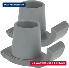 Walker Glide Skis, 2 Pcs Universal Fit Walker ski Glides,Easy to Use Rubber Walk