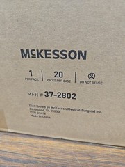 (20) McKesson Disposable Urinary Drainage Bags 2000 ml MFG# 37-2802