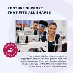 Posture Corrector Shoulder Straightener Adjustable Support- Medium- New Open Box