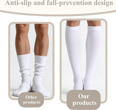 Walking Boot Socks, 3 Pairs Cotton Replacement Orthopedic Liner Compatible