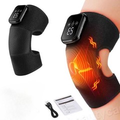 1/2pcs Electric Cordless Heated Knee Vibration Massage Brace Joint Hot Compress