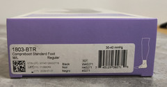 Sigvaris Compreboot Inelastic 30-40mmHg Black Med/Large