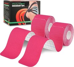 K Tape Precut Strips (40 Count, 10″) | Latex-Kinesiology Tape for Sports |