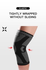 2x Copper Knee Sleeves Silver Compression Brace Support Sport Joint Injury Pain