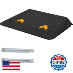 4″ Rise Rubber Threshold Ramp Doorway, 33000 LBS Capacity Wheelchair