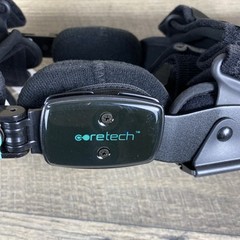 New Coretech SUP2079BLKRL 845 OA ADULT unisex RIGHT KNEE brace, with tag. Size L