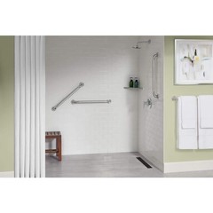 24 in. Grab Bar Combo in Polished Stainless Steel (3-Pack)NEW