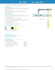 Speakman SE-236-PR Lifesaver Emergency Shower with Pull Rod