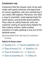 Shower Chair Rotating Swivel Seat Medical Bath Chair With Backrest
