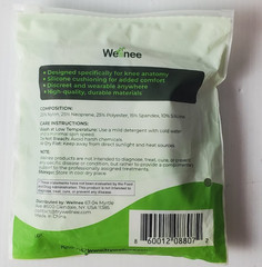NEW Wellnee Knee Brace For All Day Knee Discomfort Relief. Size adjustable
