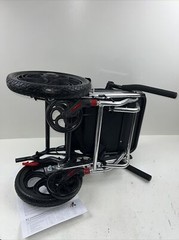 Aluminum Alloy Portable Folding Manual Wheelchair w/ Handbrake SYIV100-DY-102L