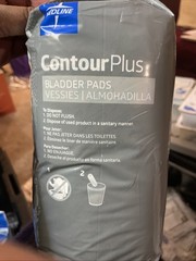 Contour Plus Bladder Control Pads Maximum Absorbency, Case Included