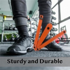 Orange Foldable Plastic Practice Tool: Safe & Durable Design for Adult Learners