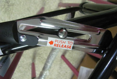 Lumex Dual-Release Folding Aluminum Walker w/Wheels (New)