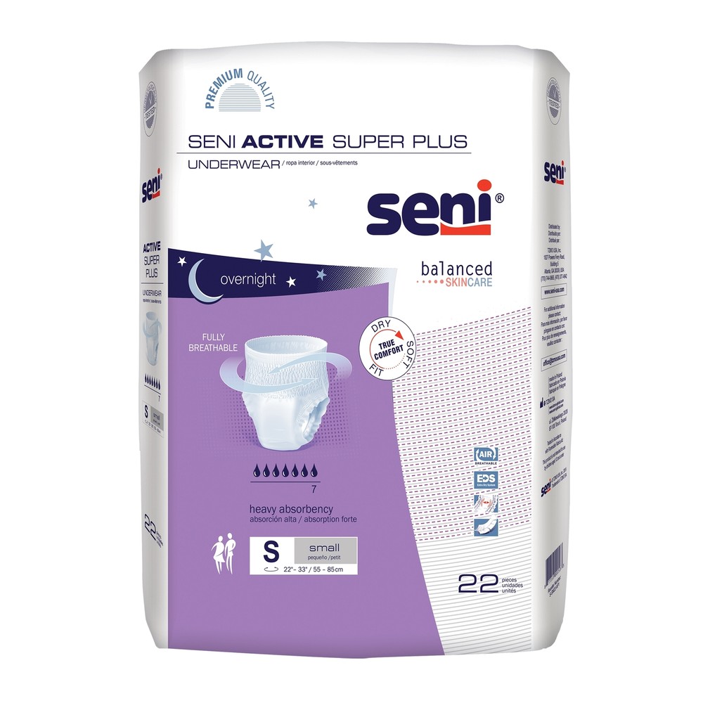 Seni Disposable Underwear Small Heavy 22 Ct