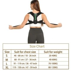 1/2Pcs Adjustable Back Shoulder Posture Corrector Belt Clavicle Spine Fashion Su