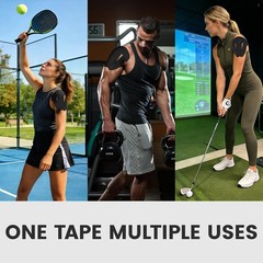PreCut Kinesiology Tape for Shoulder (15 Pcs) – Waterproof & Breathable