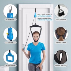 Neck Traction Device Cervical Neck Stretcher for Pain Relief Spine Decompression