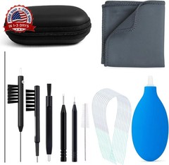 XANGNIER 20PCS Hearing Aid Cleaning Kit Tools,Hearing Aids Cleaner Brush,Hearing
