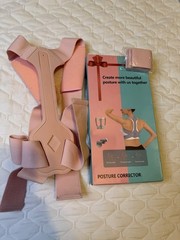 Pink Posture Corrector Brace for Back & Shoulder Support, Size L
