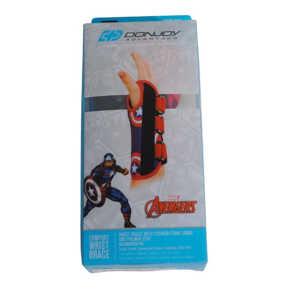 Marvel DONJOY Youth Captain America ADVANTAGE COMFORT WRIST BRACE -Left