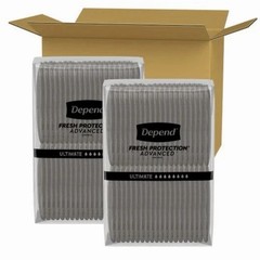 Depend Fresh Protection Advanced for Men (M/L) (32”-42”) 88 Count New Open Box