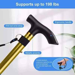 Cane Walking Stick Adjustable Folding walking Aluminum Collapsible Travel Hiking