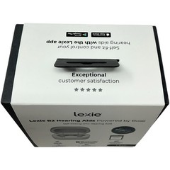 NEW Lexie B2 Powered by Bose OTC Rechargeable Hearing Aids – In Sealed Box