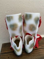 Cascade DAFO Set Of 2 Night Red White Leg Ankle Brace