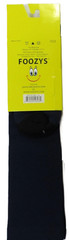 1 Pair Black Foozys Unisex Compression Knee Socks Fit Women 5-12 & Men 5-13