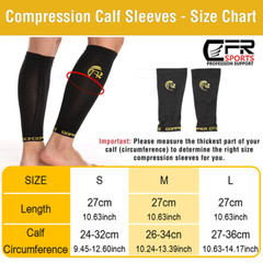 Compression Calf Sleeve Sports Running Leg Foot Support Brace Shin Sports Socks
