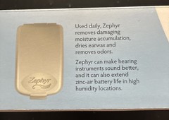 Zephyr Dry & Store Hearing Aid Dryer Case Dehumidifier New In Box Unused