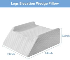 Leg Elevation Pillow for Blood Circulation After Surgery Swelling, Wedge Pillow