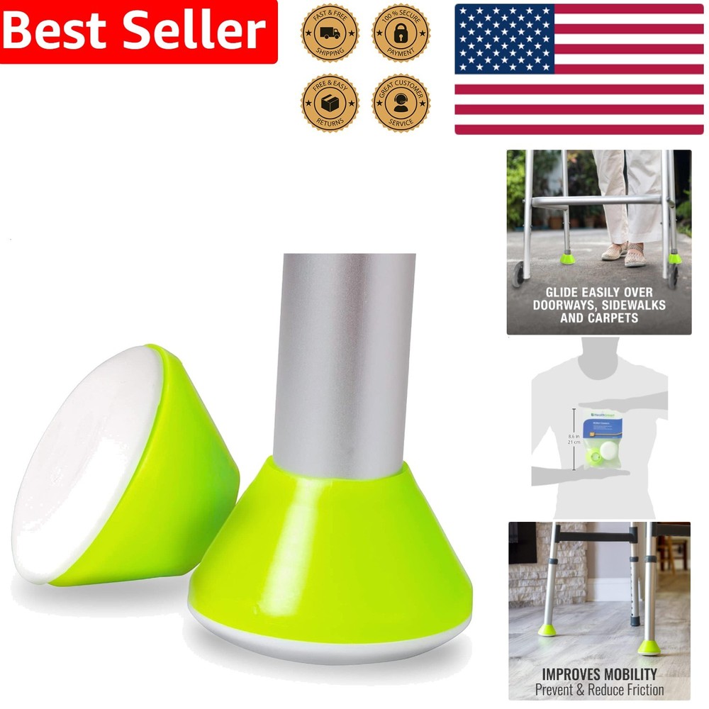 Walker Ski Glides: Durable Universal Glide for Rollators Standard Walkers & Aids