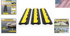 Triple Pack Cable Protector Ramp for Indoor & Outdoor Use – 11000 lbs Capacity
