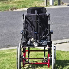 Quickie Tilt In Space 19.5×19 Wheelchair Invacare Back Acta Embrace Cushion
