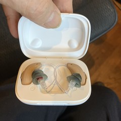 Audien ION2 Rechargeable OTC Hearing Aids Behind the Ear (BTE) w/ Charging Case